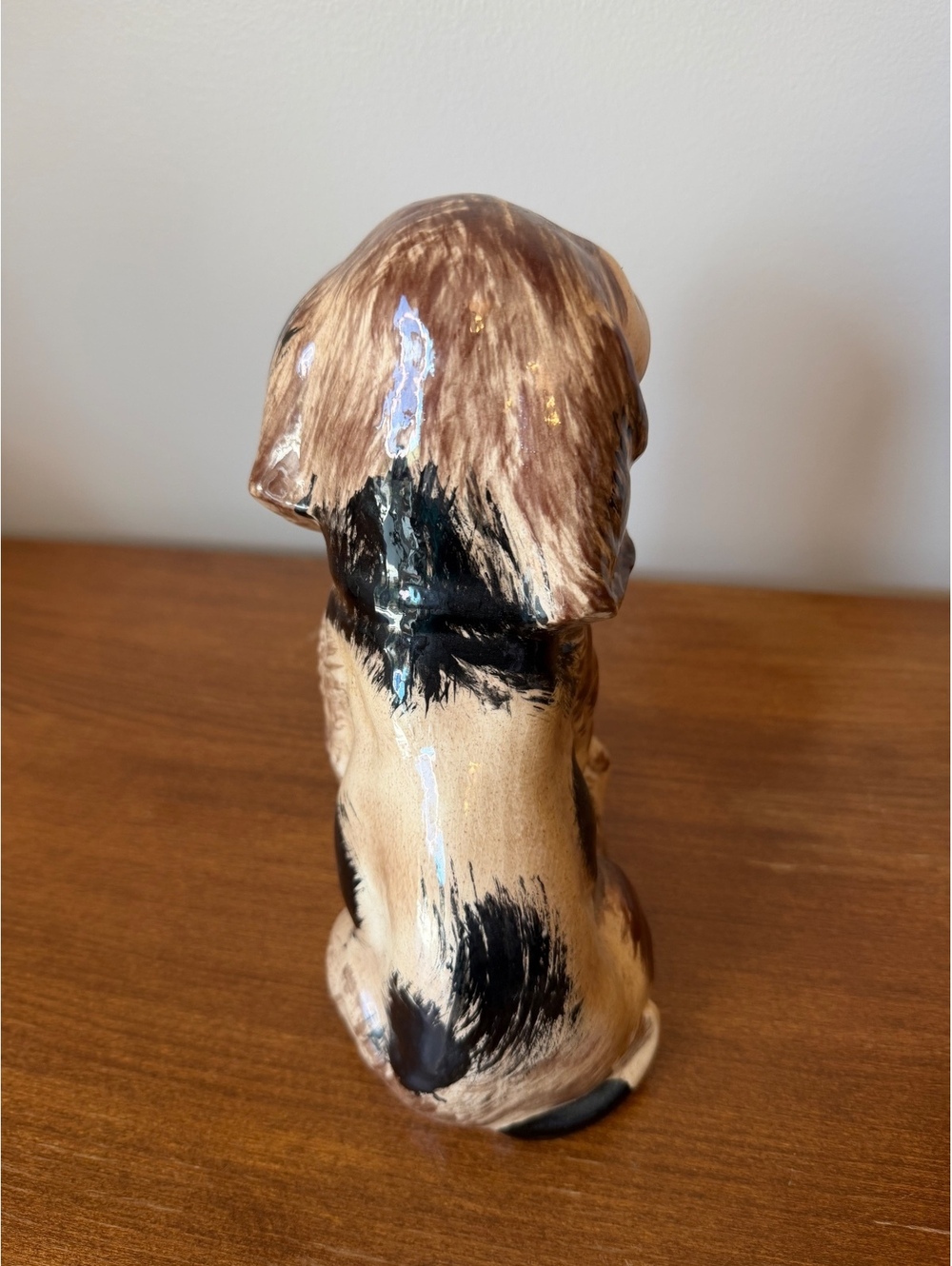 Ceramic hand painted dog figurine from 1972 - Picture 5 of 7